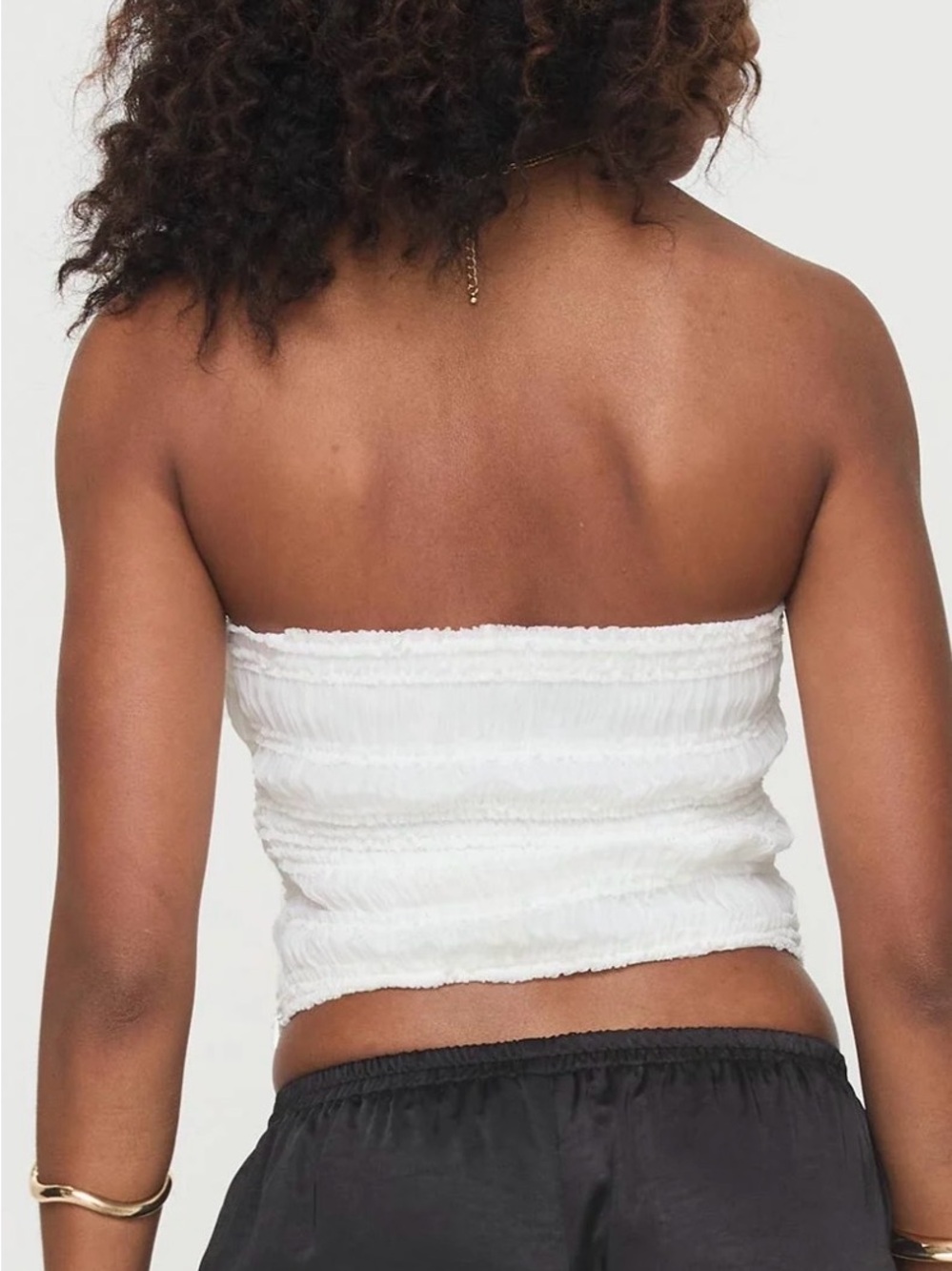 Princess Polly Lelande Tube Top White View 2